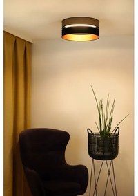 Plafonieră LED Brilagi ROYAL LED/24W/230V d. 45 cm negru/auriu
