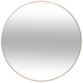 Oglindă rotundă aurie ALICE, Ø 76 cm
