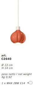 Pendul ceramic design italian realizat manual AFOXÉ Small