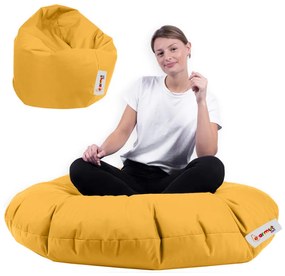 Fotoliu puf pentru grădină Iyzi 100 Cushion Pouf - Yellow