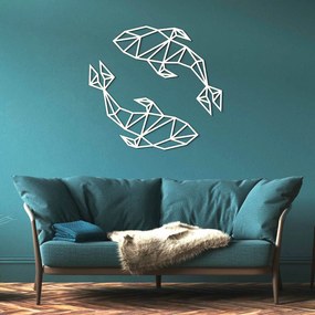 DUBLEZ | Decorațiune din lemn - Zodia Pești