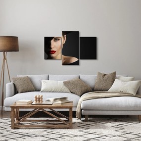 Tablou - Portretul femeii cu pălărie (90x60 cm)