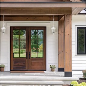 Lustră de exterior pe lanț 1xE27/60W/230V IP44 alb