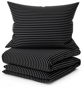 Lenjerie de pat bumbac Alterna neagra