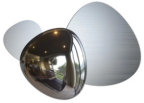 Aplica de perete LED design decorativ ambiental Jack-stone argintiu