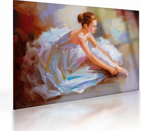 Tablou pe sticlă - Balerina (70x50 cm)