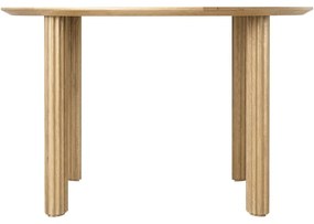 Masă de dining rotundă din lemn masiv de stejar ø 120 cm Comfort Circle – UMAGE