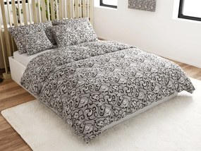 Lenjerie de pat din polibumbac ORIENT POLY gri Dimensiune lenjerie de pat: 70 x 90 cm | 140 x 220 cm