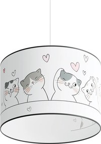 Lustră pentru copii albă Puss – Sollux