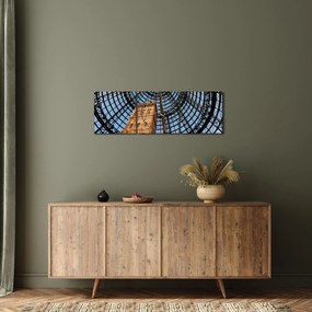 Tablou turnul din Melbourne (cu ceas) (90x30 cm)