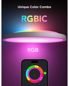 Govee - Plafonieră LED RGBICWW dimabilă, 29W/230V, Ø 30 cm, Matter, Wi‑Fi