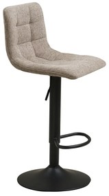 Scaun de bar bej cu înălțime ajustabilă tapițat (înălțime șezut 61 cm) Middelfart – House Nordic