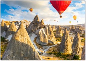 Tablou - Baloane cu aer cald (70x50 cm)