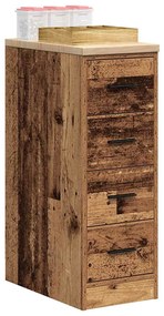 vidaXL Dulap depozitare garaj lemn vechi 30x51x85 cm lemn masiv de pin