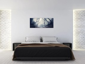 Tablou - Pădurea în ceață (120x50 cm)