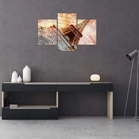 Tablou - Turnul Eiffel în stil vintage (90x60 cm)