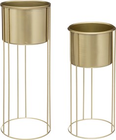 Set 2 suporturi pentru flori metalice, 58 cm