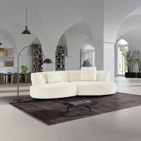 Canapea semirotunda dumonde cu șezut confortabil din spumă HR Vineto 280x140 cm