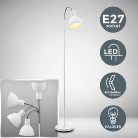 Lampă de podea 1xE27/25W/230V albă