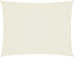 vidaXL Pânză parasolar, crem, 3x4,5 m, țesătură oxford, dreptunghiular