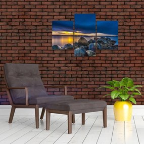 Tablou - Nori de furtună deasupra apei (90x60 cm)