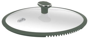 Oala aniaderenta cu interior titan 28 cm Green Matte Collection Berlinger Haus BH 8202
