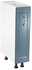 Corp inferior 20 cu 1 usa si cos Jolly Zebra MDF Albastru drept