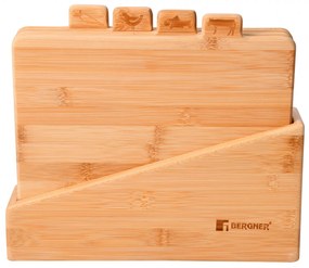 Set 5 piese tocatoare bambus natur Bergner BG-4940-MM