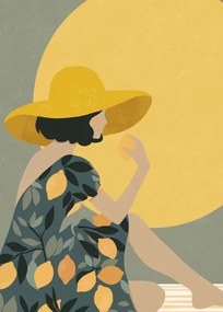 Ilustrație Lemon n the Sun, Katarzyna Gsiorowska