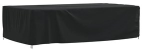 Husa mobilier de gradina, negru, 315x180x74 cm, oxford 420D