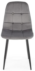 Scaun de dining KINDREL, 1 buc., gri