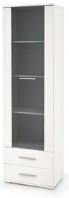 Vitrina cu raft înalt Lima, albă