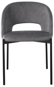 Scaun K455 Velvet Gri – H77