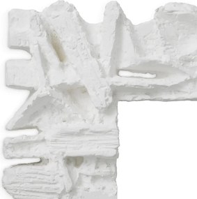 Oglinda decorativa LUX, Fibra de sticla, Alb, Masonic