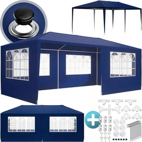 Cort de petrecere NEAPOL, 3x6m, albastru Jurhan