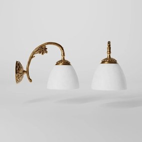 Aplica de perete din alama stil Art Nouveau Beatrice