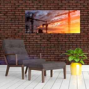 Tablou - Șantier de construcții (120x50 cm)