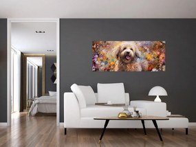 Tablou - Happy Dog II. (120x50 cm)