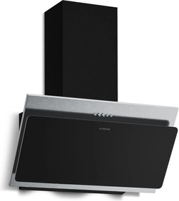 Klarstein Alessia hotă înclinată | mod evacuare aer și recirculare | oțel inoxidabil | 404 m³/h | 60 cm