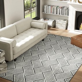 HOMCOM Covor salon 200 x 140 cm blană scurtă lavabil la maşină hipoalergenic pentru salon, dormitor, birou, gri | Aosom Romania