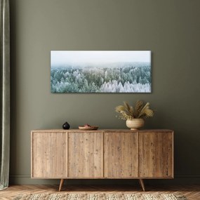 Tablou - Crestele munțillor înzăpezite (120x50 cm)