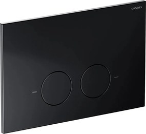 Clapeta de actionare Omnires Minimal finisaj negru mat