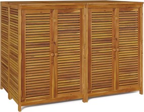 vidaXL Ladă depozitare de grădină, 140x87x104 cm, lemn masiv acacia