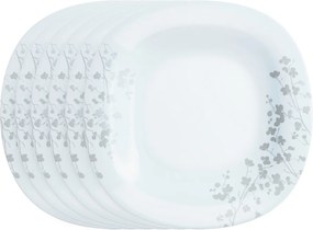 Set farfurii desert Luminarc Ombrelle 19 cm,6 buc., alb