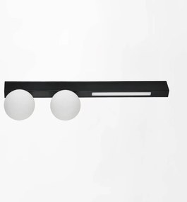 Aplica LED Moderna, 4000K, 2xG9, Negru, LUND