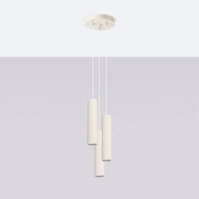 Lustră crem ø 19,5 cm Gleam – Sollux