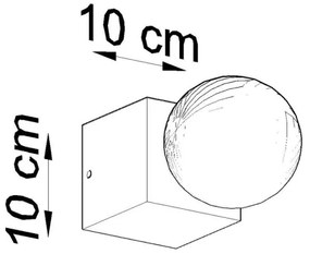 Aplică ABEL 1xE27/60W/230V beton