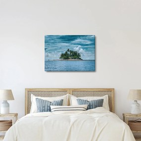 Tablou insula în mare (70x50 cm)
