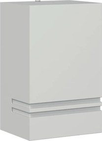 vidaXL Corp de iluminat exterior de perete, argintiu, oțel inoxidabil