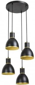 Suspensie vintage 4 becuri E27 Mackenzie 5604 Rabalux